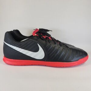 Nike Tiempo Legend X 7 Mens 13 Black Red Shoes Sneakers Soccer Fútbol AH7245-006